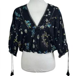 Free People Floral Top